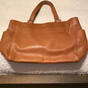 Tan Leather Fossil Bag